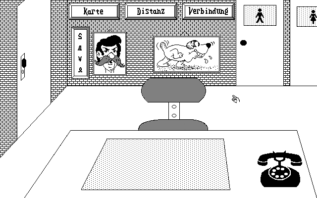 Trucker atari screenshot